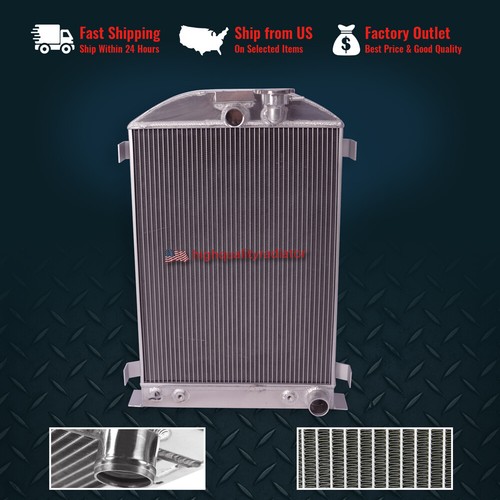 Aluminum Radiator Fit 1935-1936 Ford 28