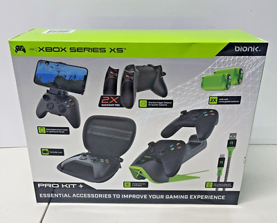 Bionik Pro Kit+ for Xbox Series XS - Dual Charger, 2x Battery, Phone Holder *NEW