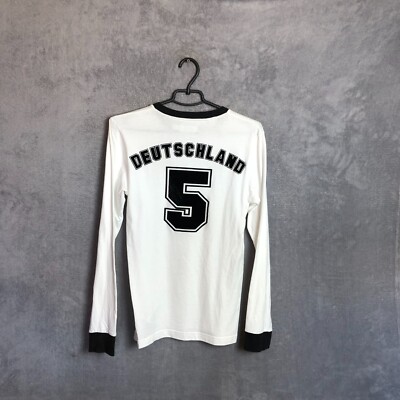 Germany Team Jersey Long Sleeve Remake Football Shirt Adidas Mens