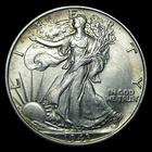1943 Walking Liberty Half Dollar Silver ---- Stunning Coin ---- #878T