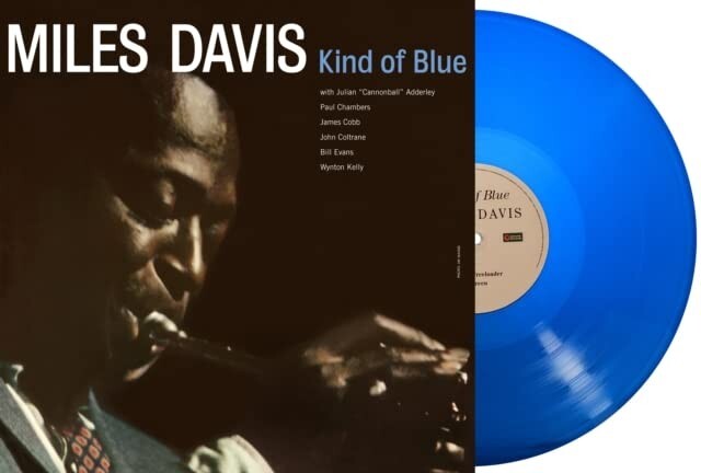 Miles Davis - Kind Of Blue LP 12" Blue Colored Vinyl Record - NEW