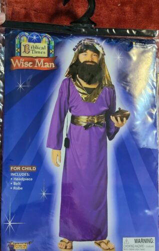 Wiseman Costume Child Christmas Manger Small 4-6 Nativity pageant Halloween  - Picture 1 of 3