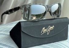 Maui Jim Puhi MJ 785 11TM Grey Tortoise Frame  Grey Polarized Sunglasses