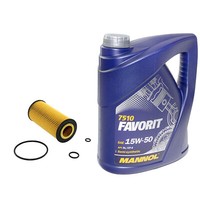 MotoröL Set 15W-50 API SL CF 5 Liter ÖLfilter SH4064P FüR Mercedes E Klasse S