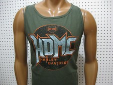 nwt Men's HARLEY DAVIDSON Demo Ride Olive Green Sleeveless Tank Top Shirt