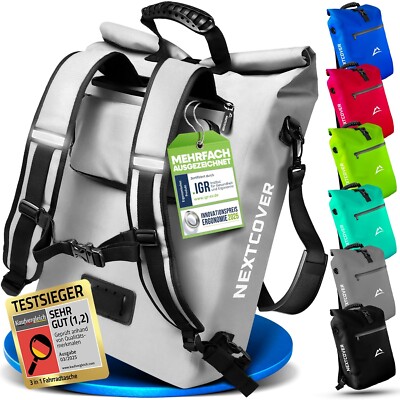 3in1 Fahrradtasche für Gepäckträger | Gepäckträgertasche 25L | Fahrrad Rucksack