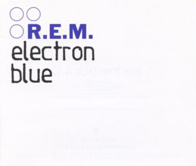 R.E.M. - Electron Blue (CD, Single, Promo)