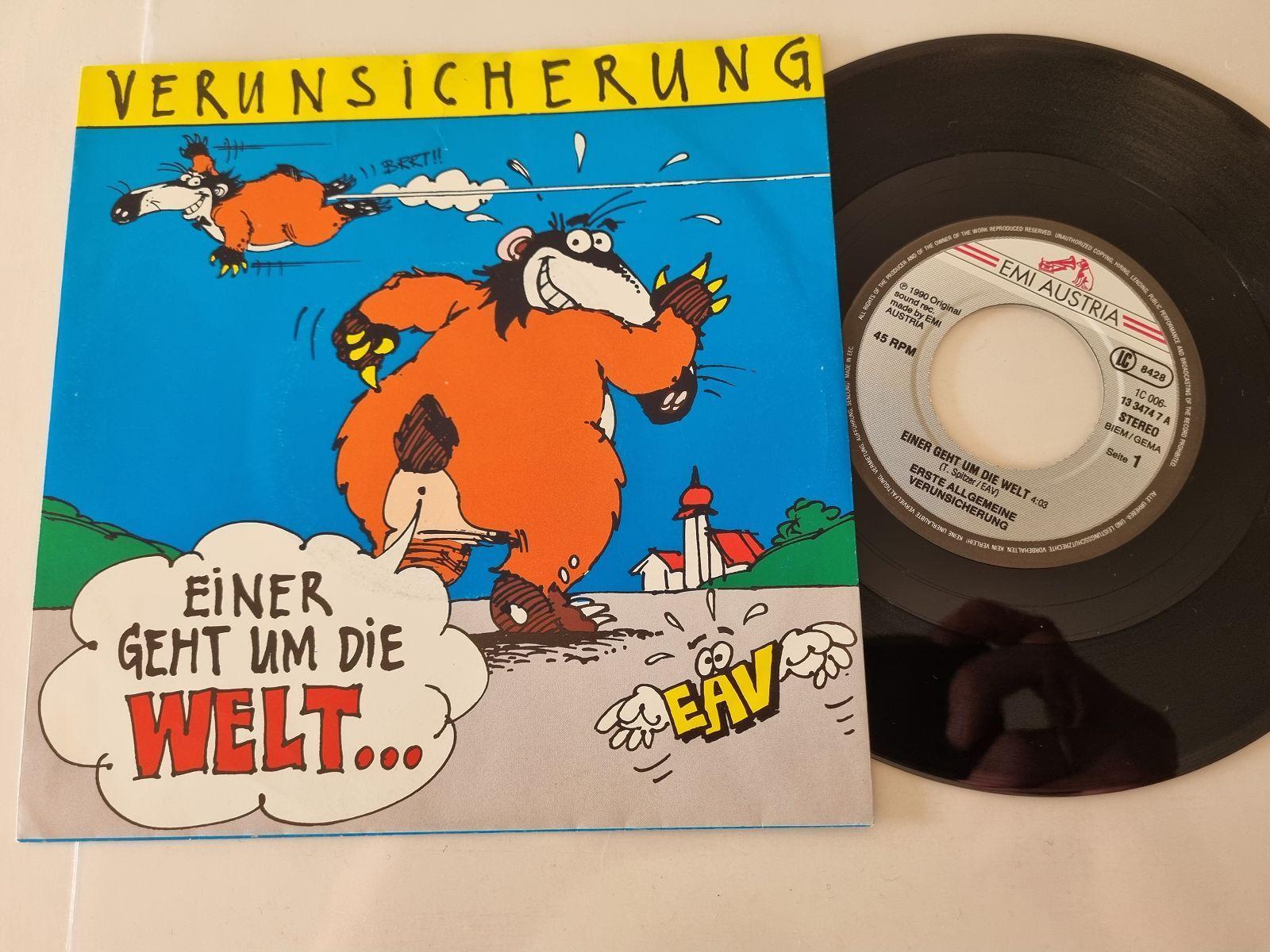 7"" Single Erste Allgemeine Verunsicherung - Einer geht um die Welt Vinyl Germany