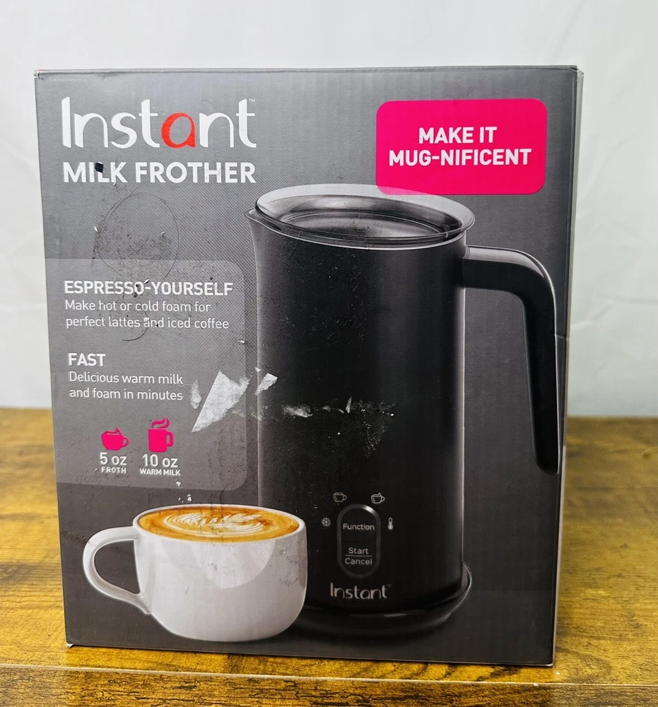 Milk Frother, Hot and Cold Foam for Cappuccinos, Lattes, Cold Brew, Iced Coffee