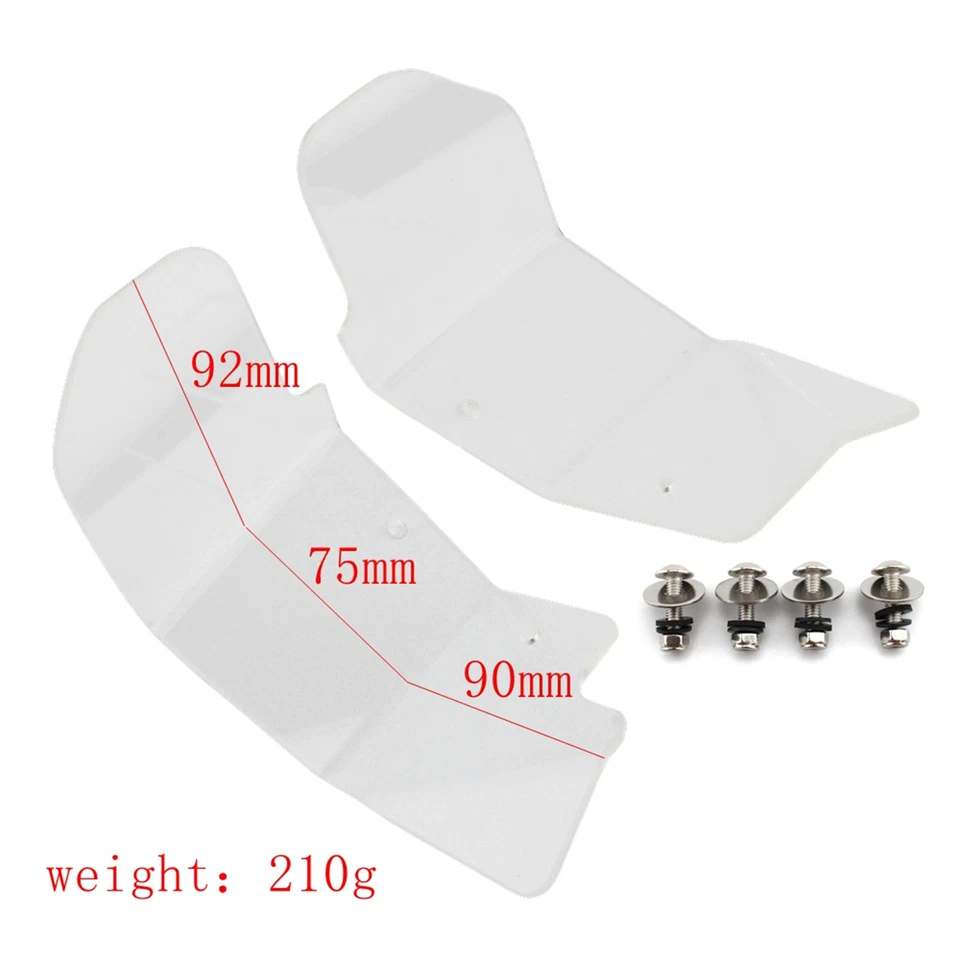 Deflector de viento manual parabrisas lateral de motocicleta para BMW R1150GS 1999-05 R1150GSA Foto 2 de 4