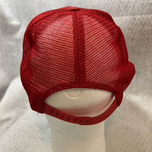 Hawaiian Headwear MAUI Trucker Hat Scrambled Bill Snapback Ball Cap Red Yellow - Picture 3 of 9