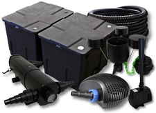 SunSun Filter Kit 60000L Pond 18W UVC,40W Pump Hose Skimmer Fountain