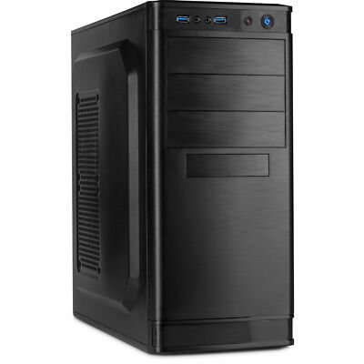 Inter-Tech IT- 5905, Tower-Gehäuse, schwarz