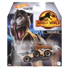 Hot Wheels 1:64 Jurassic World Rex and Beta 2 Car Set Metal Diecast Car Model