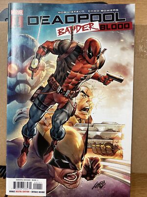 DEADPOOL: BADDER BLOOD 1 ROB LIEFELD 2ND PTG VAR (DCP, DNMC) 2023