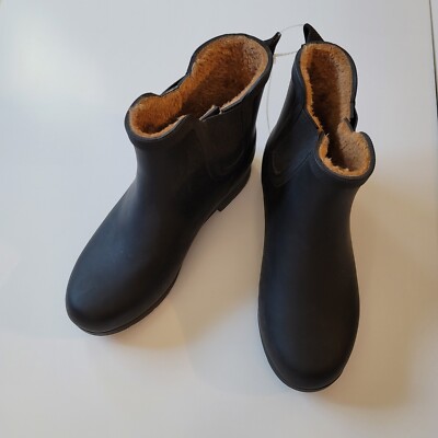 Chooka Delridge Chelsea Women's Rain Boots Black Size