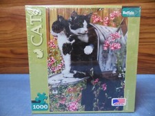 Kittens Cats Special Delivery 1000 Piece Jigsaw Puzzle Mailbox Cute Flowers