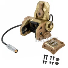 CNC Functional GSGM DPAM NVG Mount w/4-Hole Helmet Shroud for ANVIS Night Vision