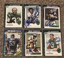 LOT (18) DIFFERENT SIGNED AUTOGRAPHED 2005 TOPPS FAN FAVORITES FOOTBALL  CARDS