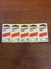 5 Original Energizer 379 Button Cell Watch Battery Batteries Best Use By 06/2025