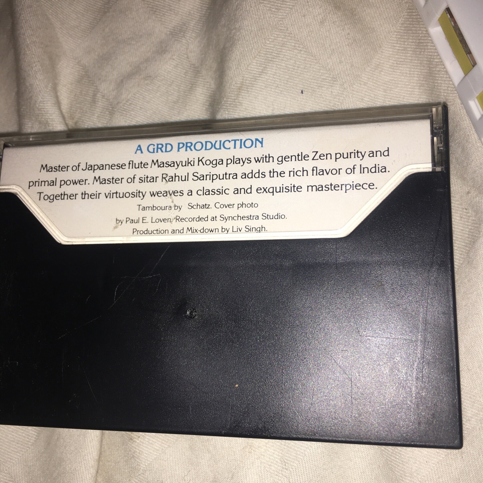 Ram Das Cassette EAST MEETS EAST Masayuki Koga Shakuhachi Rahul