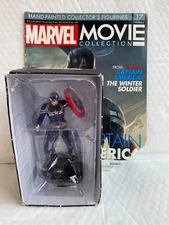 MARVEL MOVIE COLLECTION ISSUE 17 CAPTAIN AMERICA EAGLEMOSS FIGURINE FIGURE & MAG