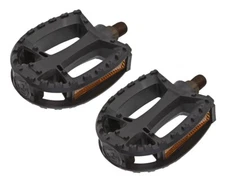 ALTALINE BICYCLE PEDALS 777 BLACK COMPATIBLE 1/2 CRANK.