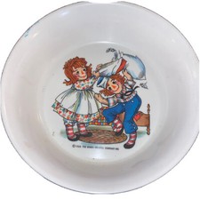Vintage Oneida 50 YEAR OLD 1969 Raggedy Ann  Andy Child's Bowl