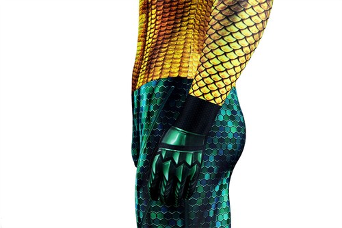 The Aquaman Arthur Curry Cosplay Jumpsuit Costume Outfits Set Halloween - Picture 18 of 27