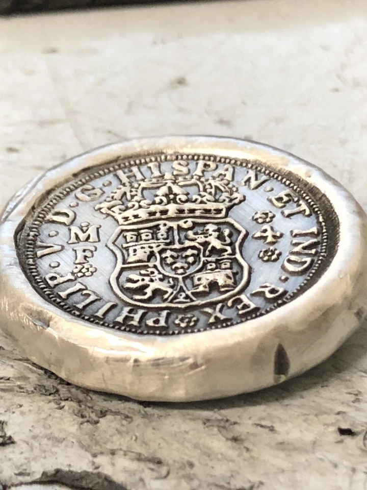 1 Ozt MK BARZ Dos Caras Estampada Completa "Moneda 4Reales" REDONDA .999 FS Foto 4 de 4