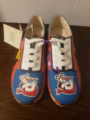Terry Labonte Size B2/W4 Shoes NWT JER Sports Kelloggs Tony Tiger Nascar Kids