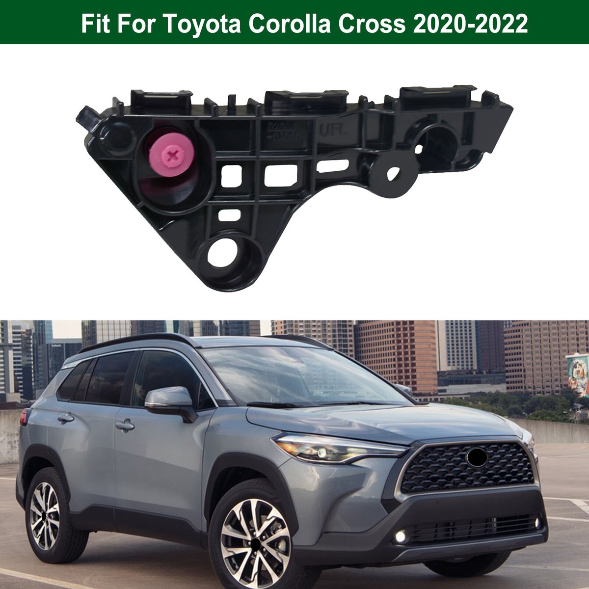 Left Side Front Bumper Bracket Mount Support For Toyota Corolla