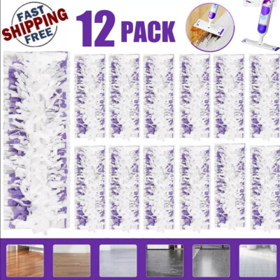 #ad #ad 12 Count Disposable Mop Refills for Swiffer Power Mop Multi Surface Floor Mop US $13.99