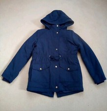 Girl's Marks And Spencer navy Winter Coat Age 10-11 Years