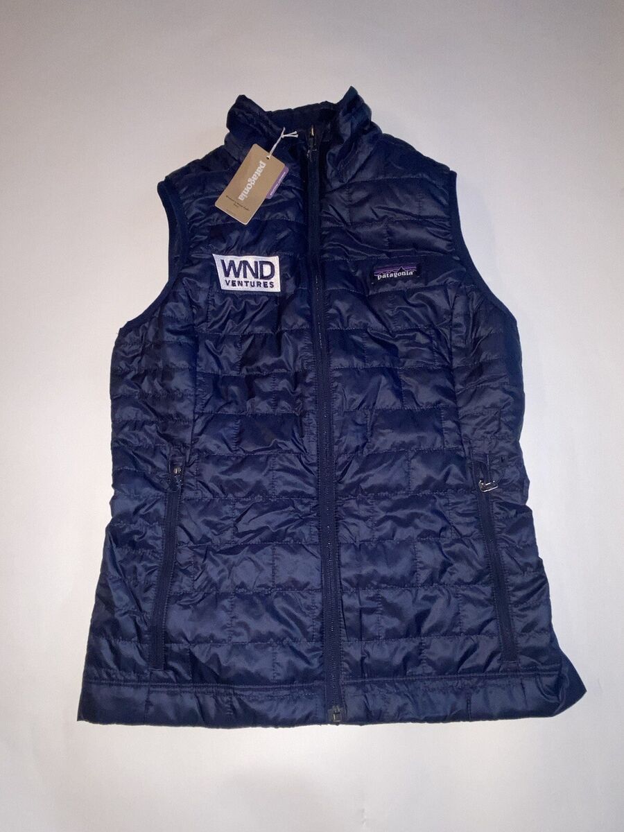 Patagonia Nano Puff Vest Womens Size XS Insulated Navy Blue Patagonia Nano Puff Vest Womens Size XS Insulated Navy Blue