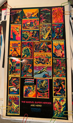 STORE DISPLAY 1971 MARVEL COMICS VINTAGE CARDBOARD POSTER THE THIRD EYE -READ!