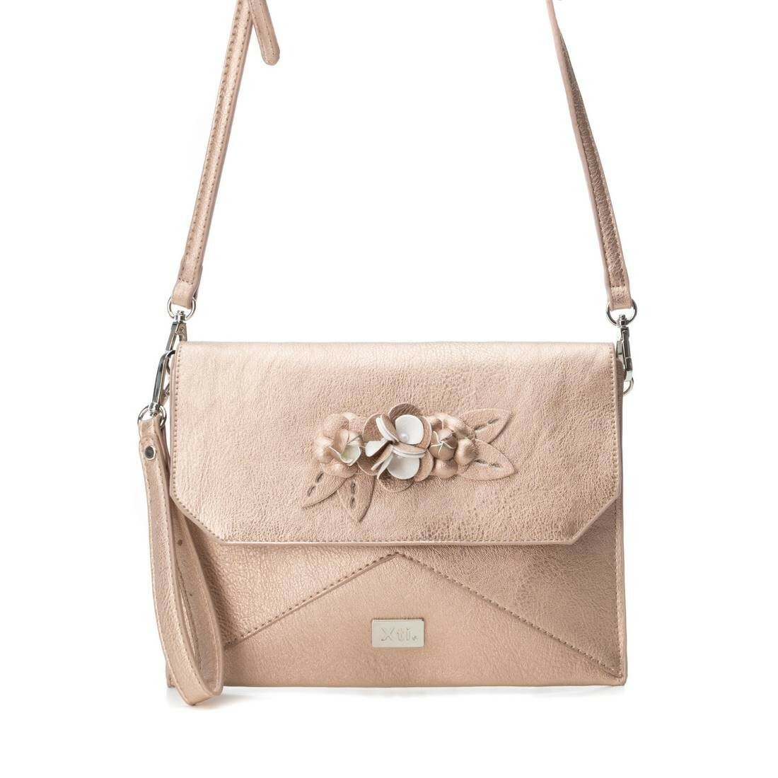 XTI BORSA A SPALLA REGOLABILE DONNA 86124 ЭЛЕГАНТНАЯ ЦЕРИМОНИЯ РОЗА ТЕЛЕСНОГО ЦВЕТА НОВАЯ