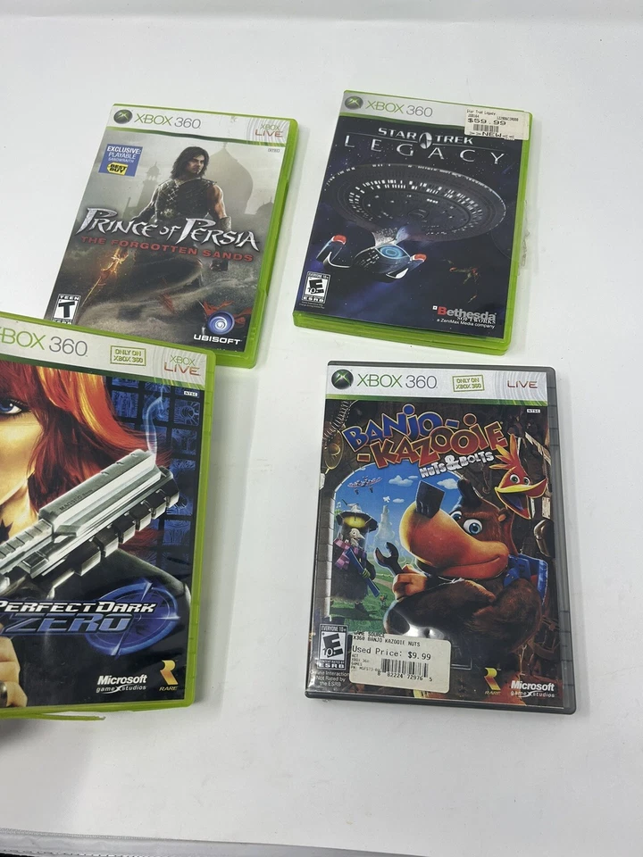 4 X Xbox 360  Games STAR TREK LEGACY, Banjo Nuts And Bolts, Perfect Dark Zero, P - Image 2 of 4