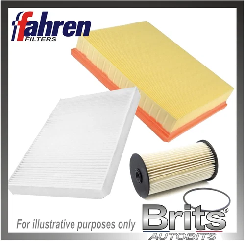 SERVICE KIT for VW EOS 2.0 TDI BMM CBAB - FAHREN OIL AIR CABIN FILTERS 2006-2010