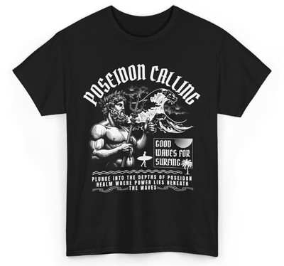 Poseidon T-Shirt Percy Jackson Griechischer Gott Mythologie Viking Required