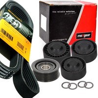 Contitech 6PK2523 Keilrippenriemen + Rolle FüR Porsche Q7 Touareg 3.0 Tdi Audi