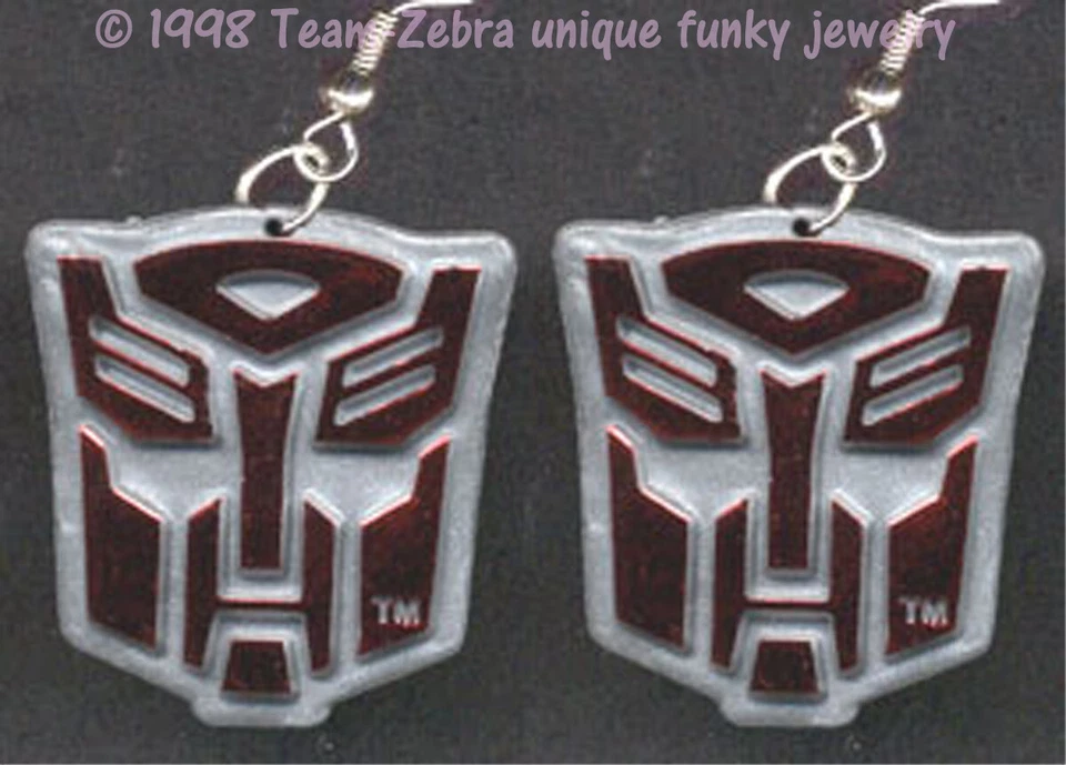 PENDIENTES Retro Transformers OPTIMUS PRIME Funky Dibujos Animados Personaje de Película Joyería Foto 2 de 2