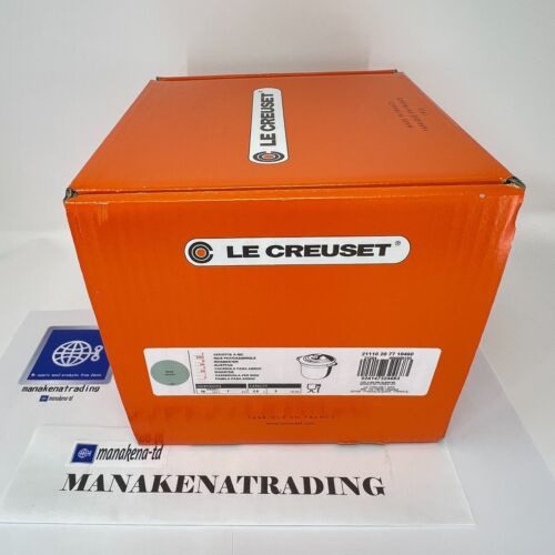 Le Creuset Cocotte Every 20 Sage Rice Pot 20cm 2.8L Cast Iron Silver knob JP NEW - Picture 2 of 19