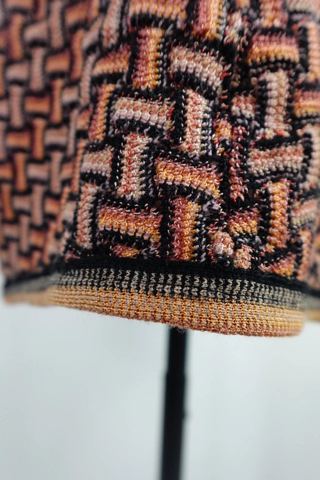 MISSONI ABITO VESTITO DONNA TG 44 DRESS WOMAN MADE IN ITALY VISCOSA - Immagine 4 di 4