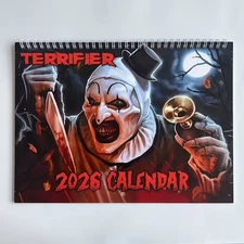 2026 Terrifier Horror Wall Calendar 12-Month Monthly Hanging Planner