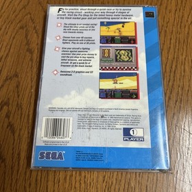 Racing Aces (Sega CD, 1993) Back Cover W/ Original Saturn Case See Photos