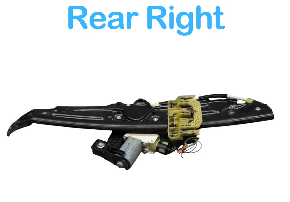 11-16 BMW 535i xDrive Rear Right Passegner Door Window Reguator W Motor OEM - Image 3 of 4