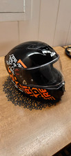 KTM Motorradhelm Integralhelm – Schwarz/Orange – Top Design – Gr.M