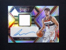 2022-23 Panini Select Deni Avdija Jersey GU Patch Auto Silver /199