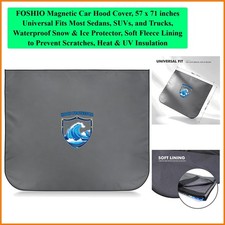 Magnetic Car Hood Cover, 57 x 71 inches Universal Fits Most Sedans, SUVs, and...